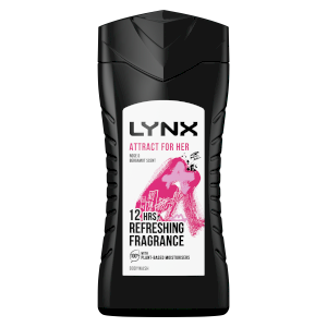 Lynx Lynx Body Wash With Rose & Bergamot Scent - Attract For Her - 225ml