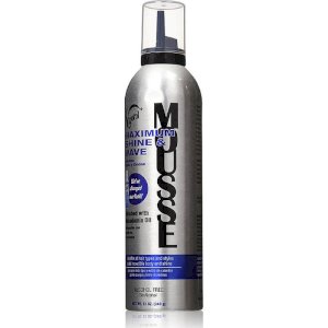 Vigorol Vigorol Mousse Maximum Shine & Wave With Macadamia Oil 12 Ounce (354ml) (3 Pack)