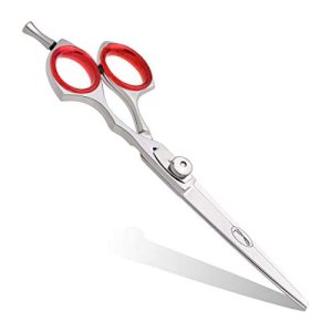 Professional Hairdressing Scissor With Dial Spring Screw