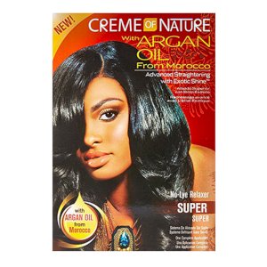 Revlon Creme Of Nature Argan Oil No Lye Relaxer Kit Super