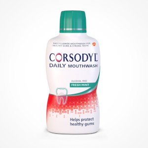 Corsodyl Corsodyl Daily - Fresh Mint Alcohol Free Mouthwash (500ml)