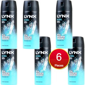 Lynx LYNX Deodorant Body Spray Iced Mint & Lemon 100g X 6