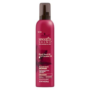 Smooth N Shine Smooth N Shine Straight Mousse Bodifying 9 Ounce Pump (266ml) (2 Pack)