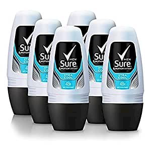 Sure Men Xtracool Roll-On Anti-Perspirant Deodorant 50 Ml - Pack Of 6