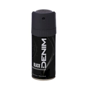 Denim Denim Body Spray Deodorant Black